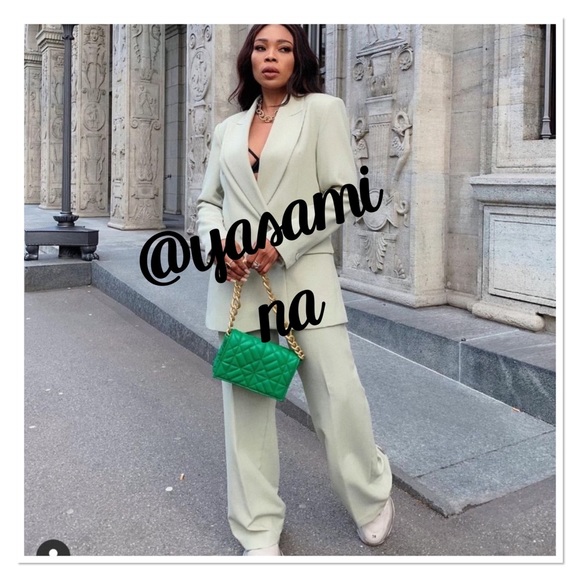 Zara oversized blazer with pants  bloggers fav - Picture 7 of 16